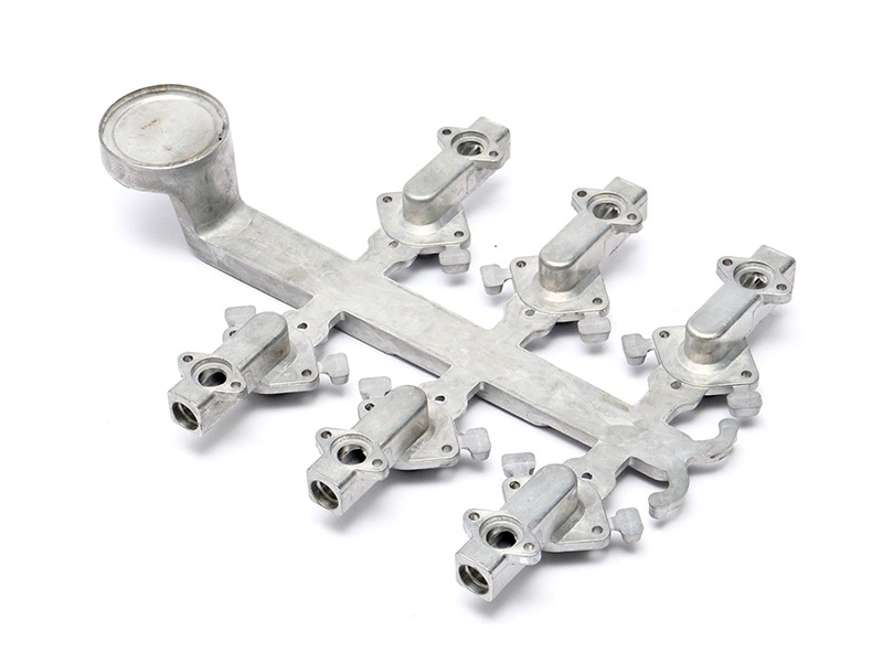 A356-T6 cast aluminum part with machining and inspection