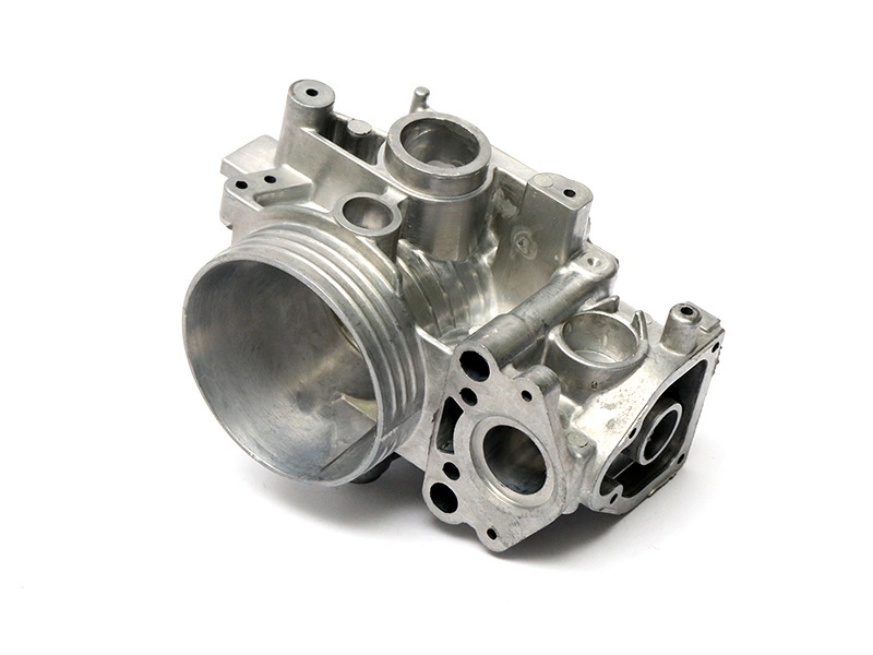 Low volume aluminum die casting parts prepared for machining and finishing