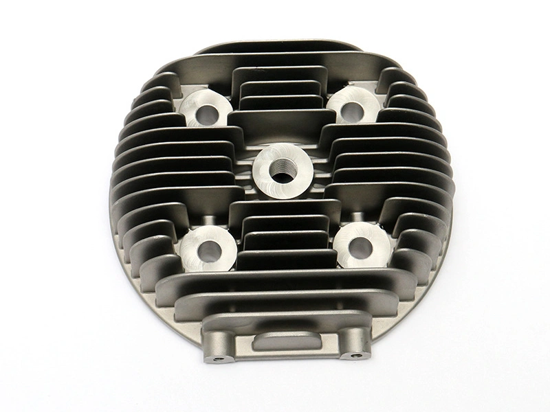 Flange casting with circular opening and mounting holes for alignment planning
