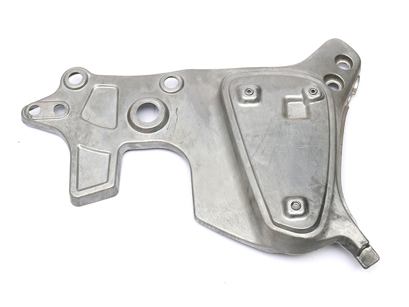 mechanically prepared die cast surface with a uniform blasted texture