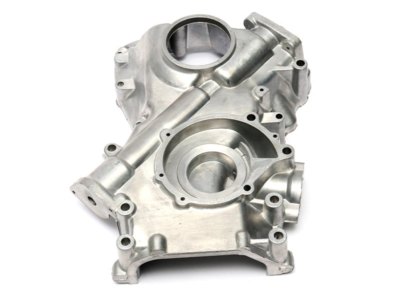 aluminum die cast enclosure with machined openings flange and internal supports
